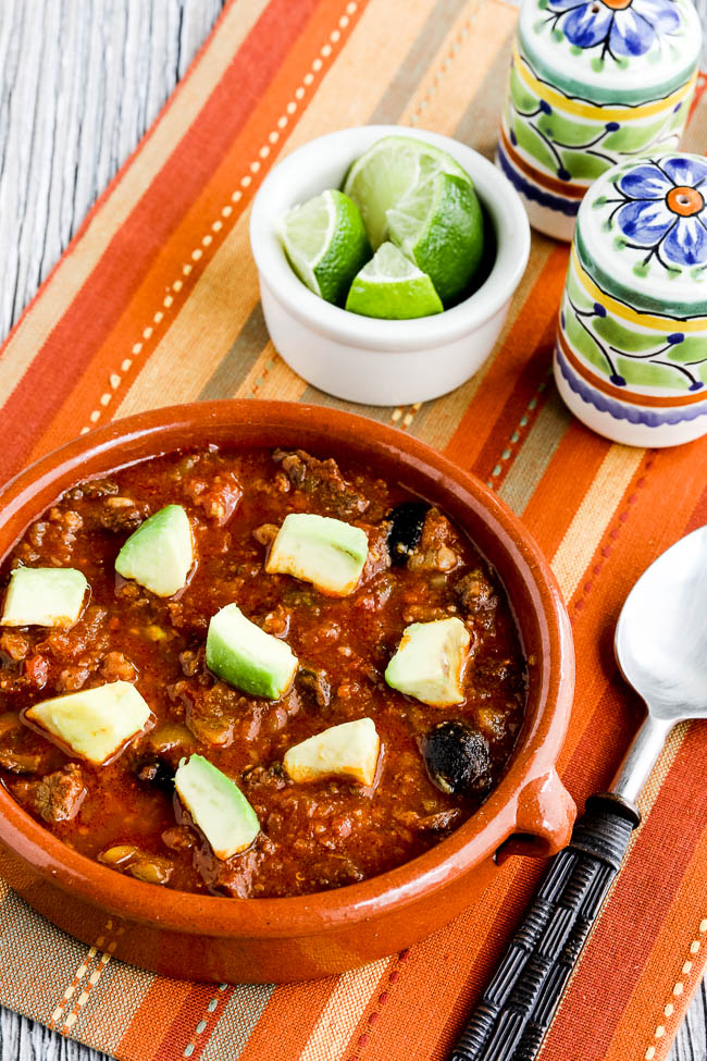 Instant Pot or Slow Cooker Low-Carb Beef Stew close-up photo